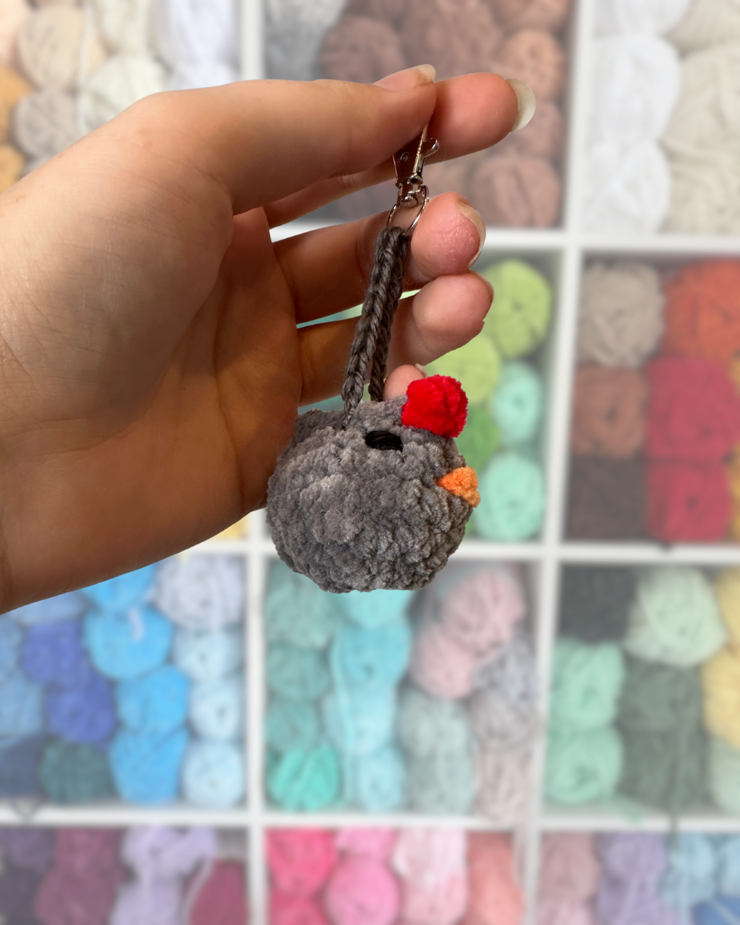 Mabel the Chook Keychain