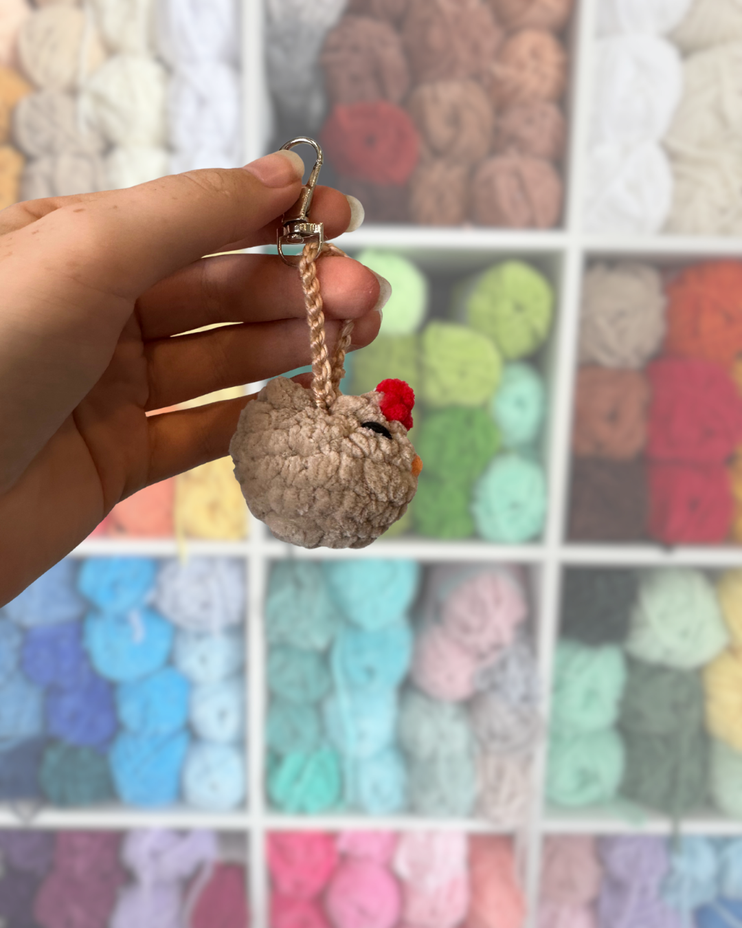 Mabel the Chook Keychain